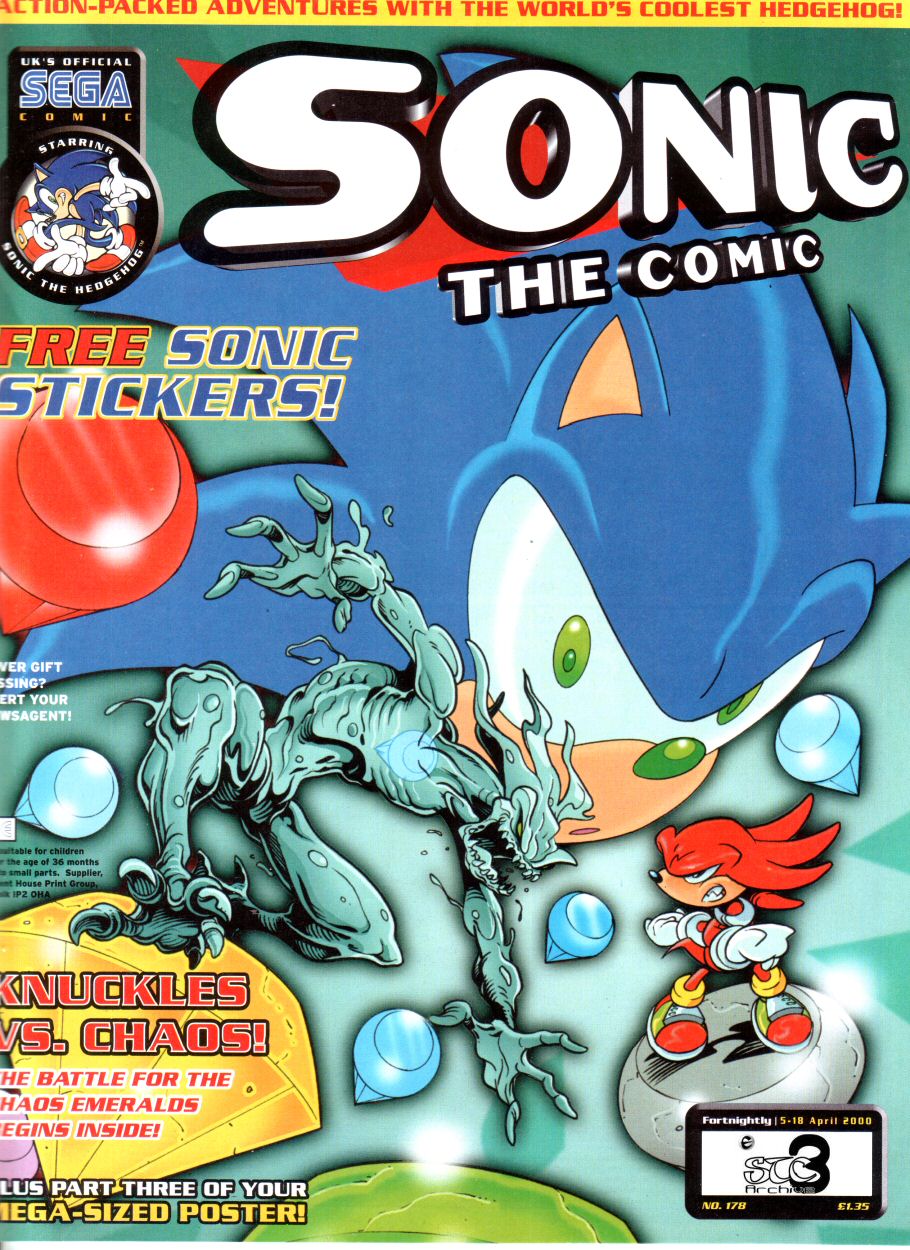 Sonic - The Comic Issue No. 178 Cover Page